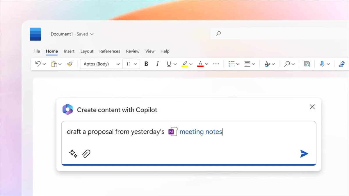 Coplilot no Microsoft Word